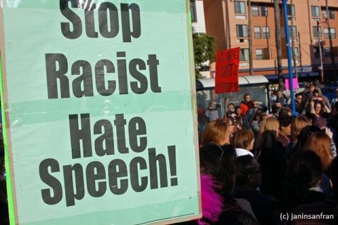 Stop Racist Hate Speech_(c) janinsanfran