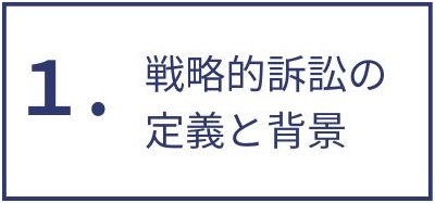 目次：戦略的訴訟の定義と背景